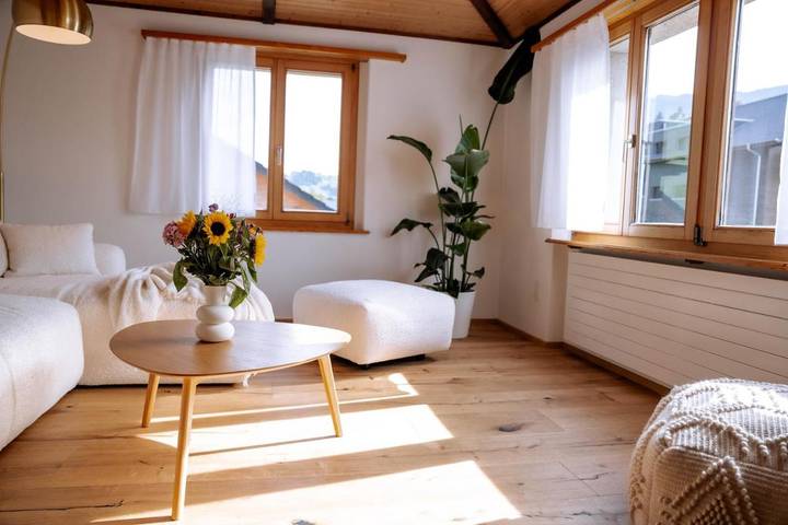 Appartement de vacances pour 10 personnes, avec Balcon et Terrasse ainsi que Jardin et Vue à Marbach