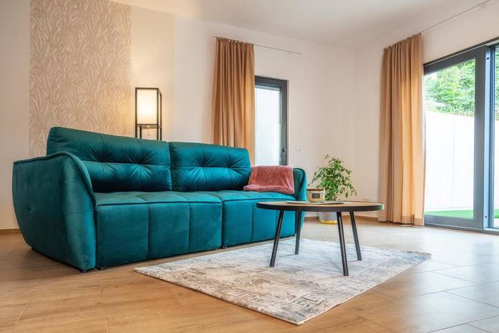 Ferienwohnung für 4 Personen, mit Terrasse und Garten in Seegebiet Mansfelder Land