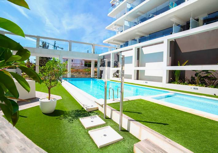 Apartment for 6 people, with balcony and pool in Calpe Old Town