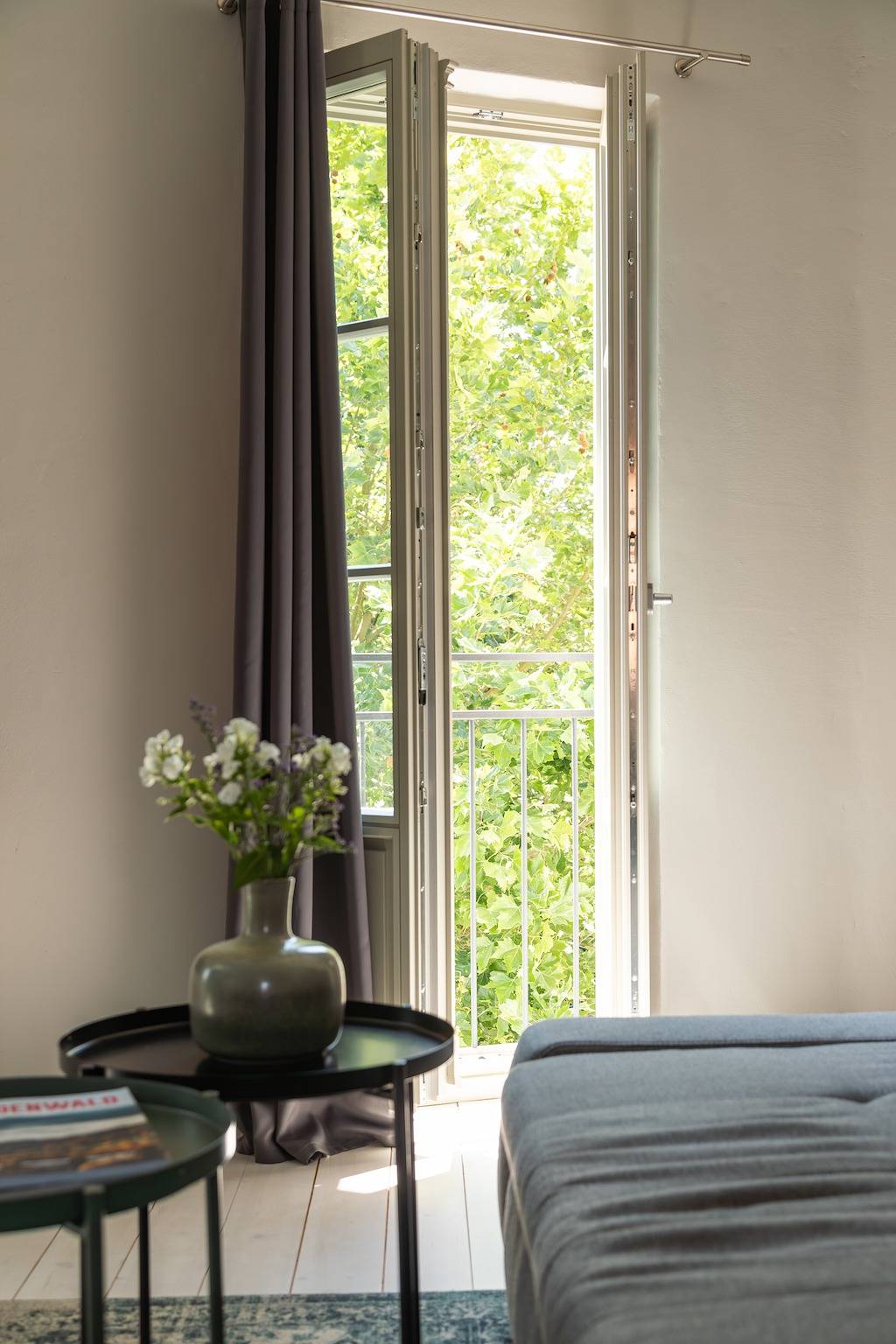 Quiet Boutique Apartment with Courtyard Balcony