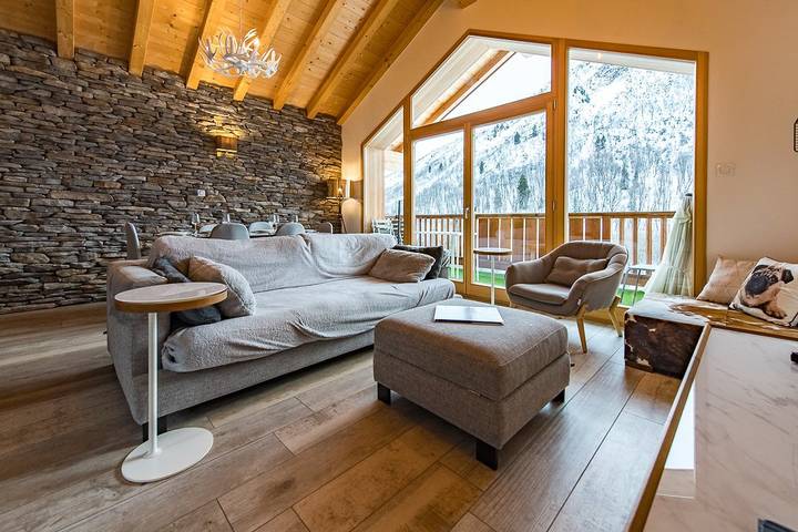Chalet pour 6 personnes, avec balcon et balcon/terrasse à Saint-Sorlin-d'Arves - 2
