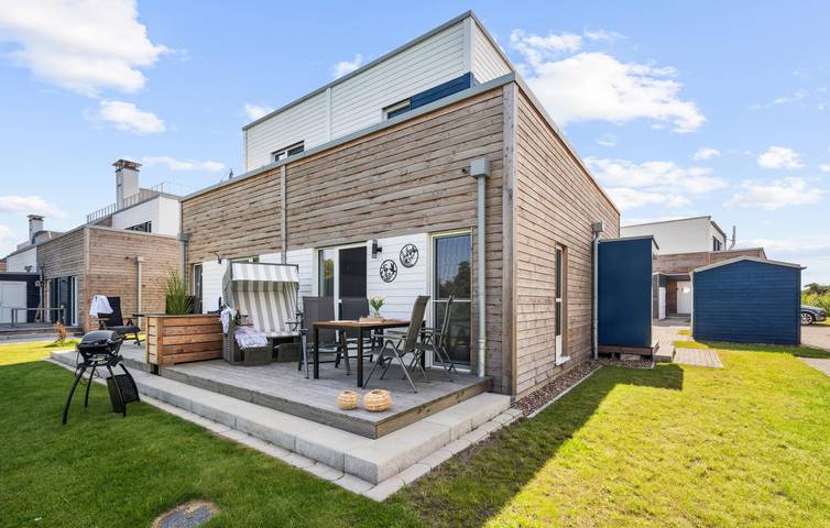 Ferienhaus für 4 Personen, mit Terrasse und Garten in Tossens