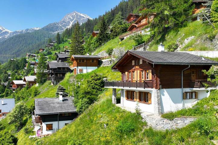 Chalet für 6 Personen, mit Balkon, mit Haustier in Grimentz