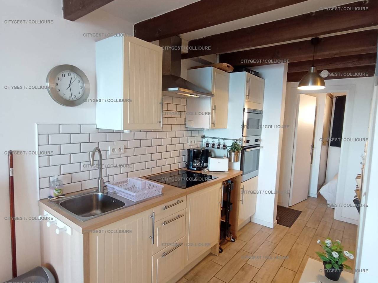 Ganze Wohnung, Renovierte F2-Wohnung, Meerblick, 50m vom Strand, Port-Vendres in La Côte Vermeille, Port-Vendres