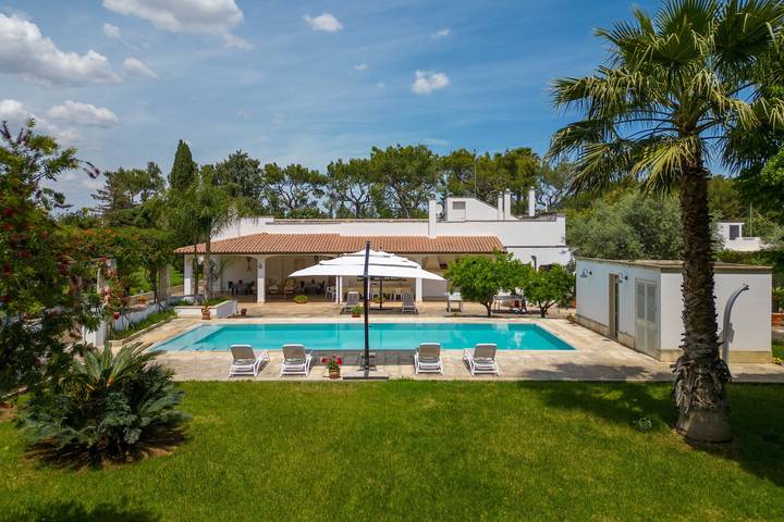 Ferienhaus für 12 Personen, mit Garten, mit Haustier