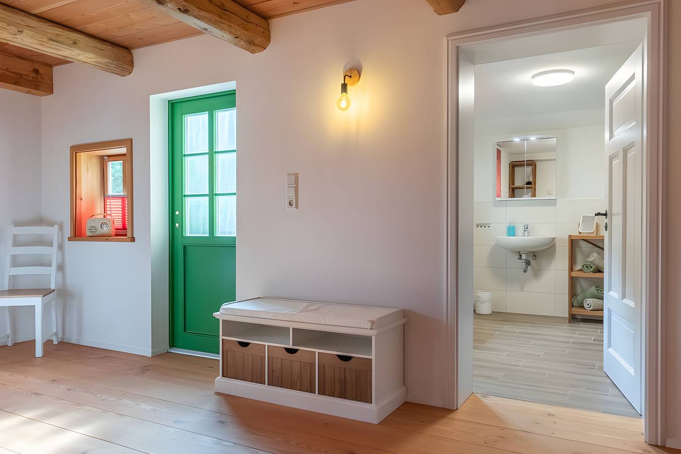 Ganze Wohnung, Ferienwohnung 'Hochwald' mit Bergblick und Wi-Fi in Bertsdorf-Hörnitz, Zittauer Gebirge