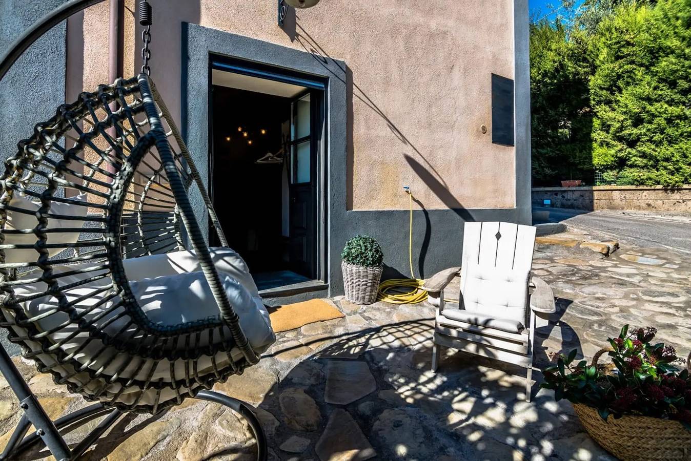 Estudio entero, Apartamento estudio 'Il Vecchio Forno' con vistas a la montaña, terraza privada y Wi-Fi in Provincia de Nápoles
