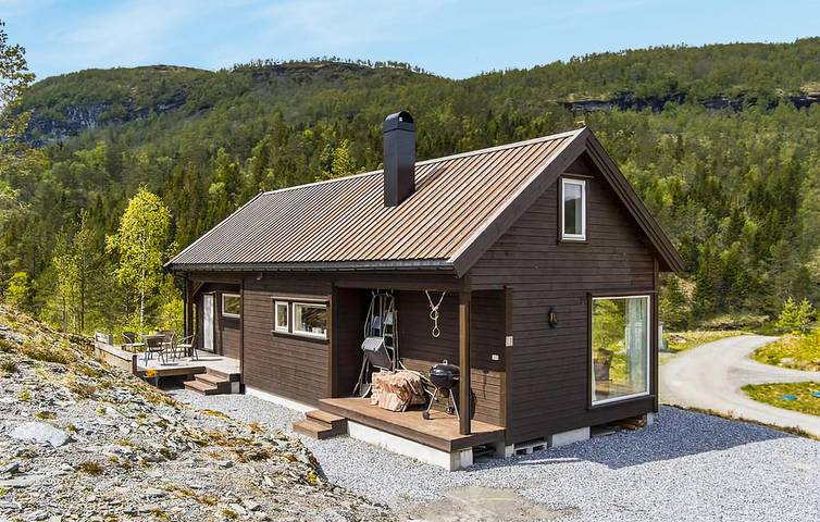 Feriehus for 6 personer i Hardangerfjorden