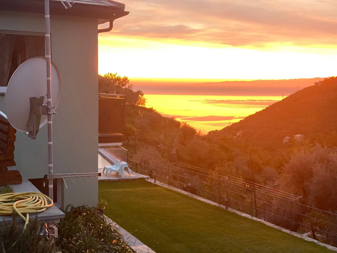 Ein-Zimmer-Wohnung 'Villa Camilla in Sori, Ligurische Küste