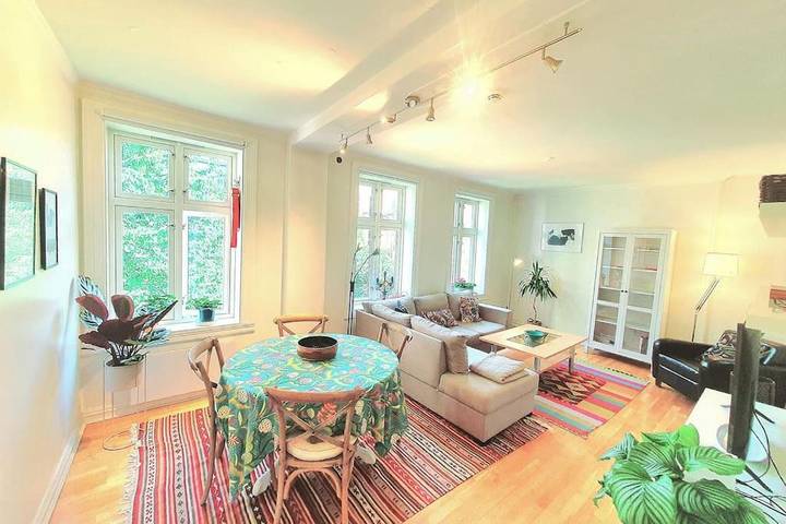 Apartamento para 5 personas, con jardín en Oslo