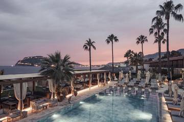 Hôtel pour 2 personnes, avec vue et jardin ainsi que piscine et sauna à Alanya