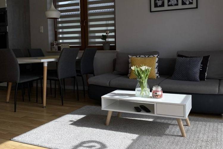 Komfortables Ferienhaus mit privatem Garten in Dębina, Polnische Ostsee