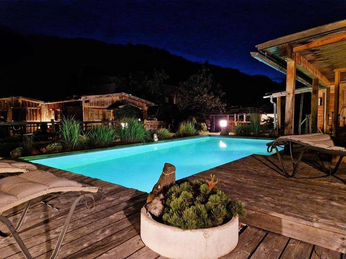 Ferienwohnung für 4 Personen, mit Balkon und Terrasse sowie Garten und Pool im Allgäu
