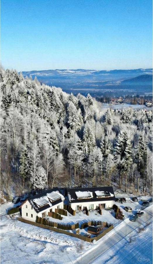 Dom dla 6 osób, z basen dla dzieci i widok oraz ogród i sauna w Karpacz