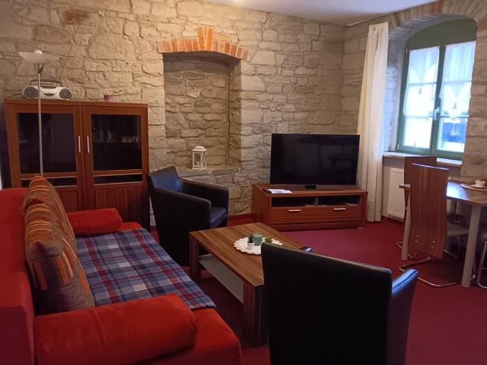 Ferienwohnung für 2 Personen, mit Terrasse und Garten in Bernburg - 4