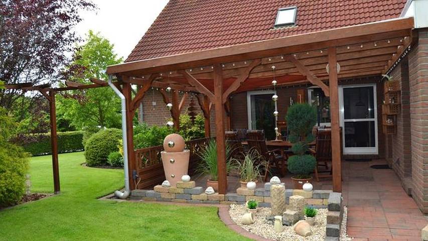 Ferienhaus für 7 Personen, mit Terrasse und Garten in Uplengen - 4