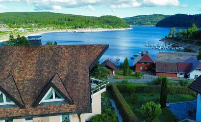 Ferienwohnung für 5 Personen, mit Sauna und Seeblick sowie Garten, kinderfreundlich in Schluchsee