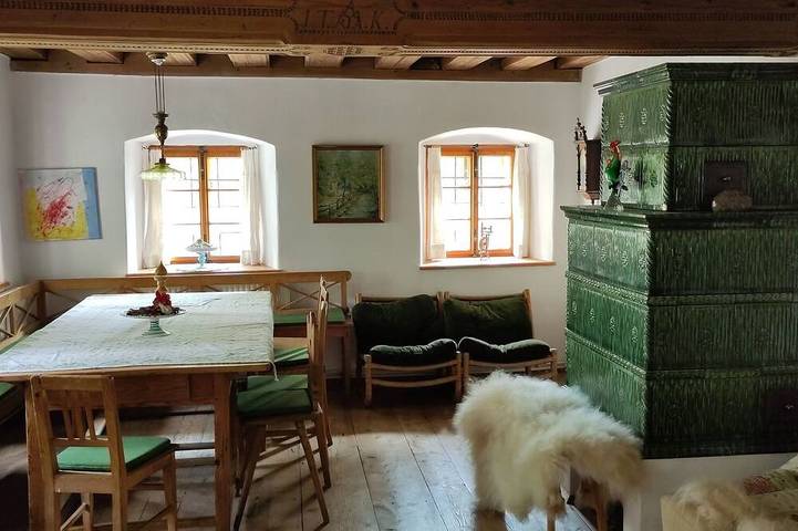 Ferienwohnung für 9 Personen, mit Garten