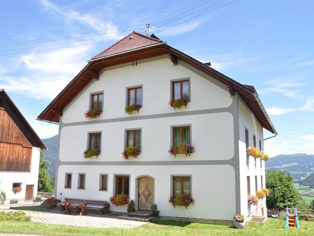 Ganze Ferienwohnung, Ferienhof Berger - Fewo Bosruck, Toilette und Bad/Dusche getrennt in Roßleithen, Totes Gebirge