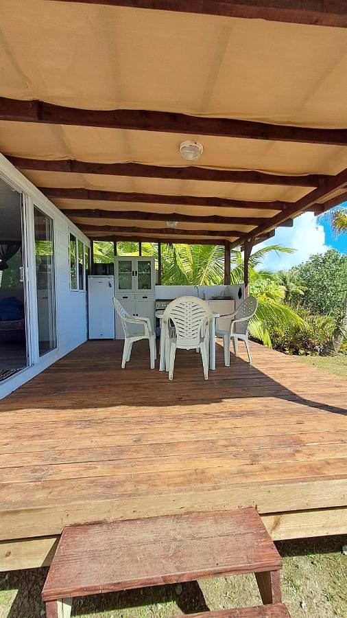 Maison de vacances pour 8 personnes, avec jardin ainsi que vue et terrasse, animaux acceptés dans Polynésie française - 4