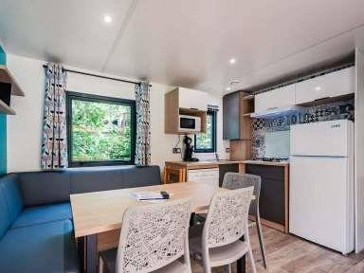 Flower Camping La Steniole - Mobilheim 6 personen - Lodge Premium 32 m² in Granges-Aumontzey, Regionaler Naturpark Belchen der Vogesen