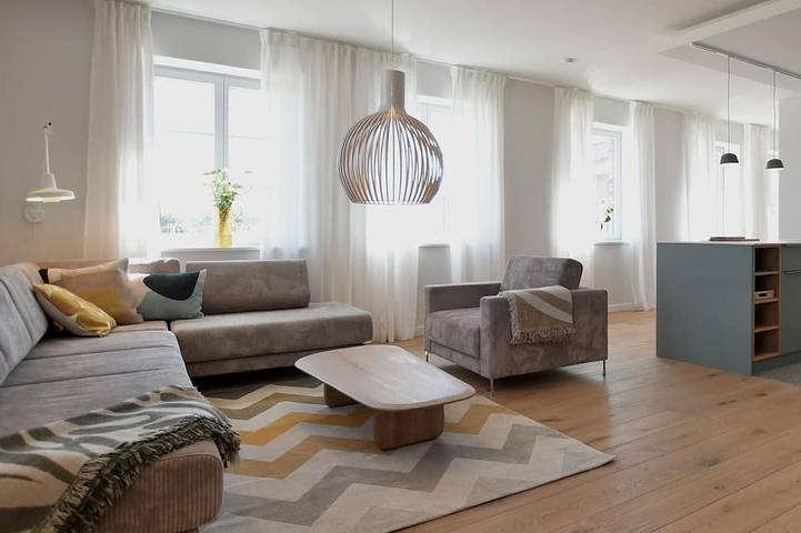 Ferienwohnung für 4 Personen, mit Terrasse und Garten sowie Sauna