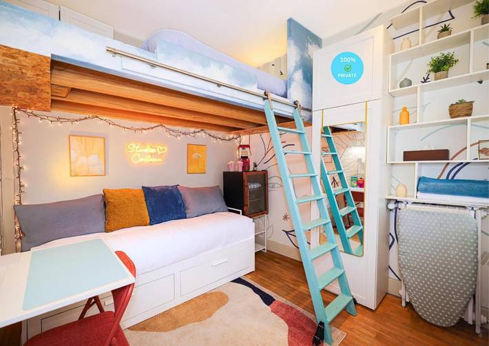 Appartement de vacances pour 2 personnes, avec jardin