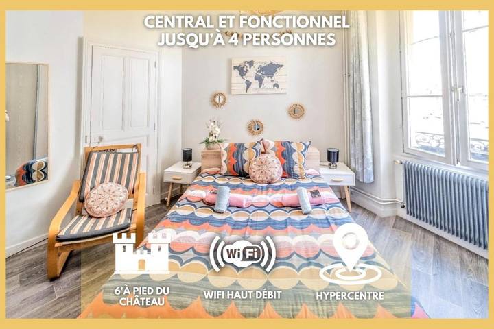 Gîte pour 4 personnes, avec vue, animaux acceptés à Blois
