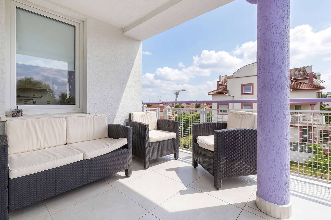 Ganze Wohnung, Cozy Apartment with a Balcony | A Place to Work in Chełm, Danzig