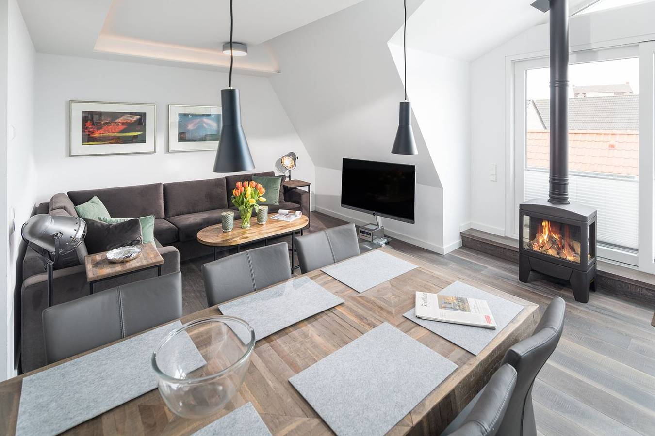 Geheel appartement, Vakantieappartement voor 5 personen met terras in Norderney