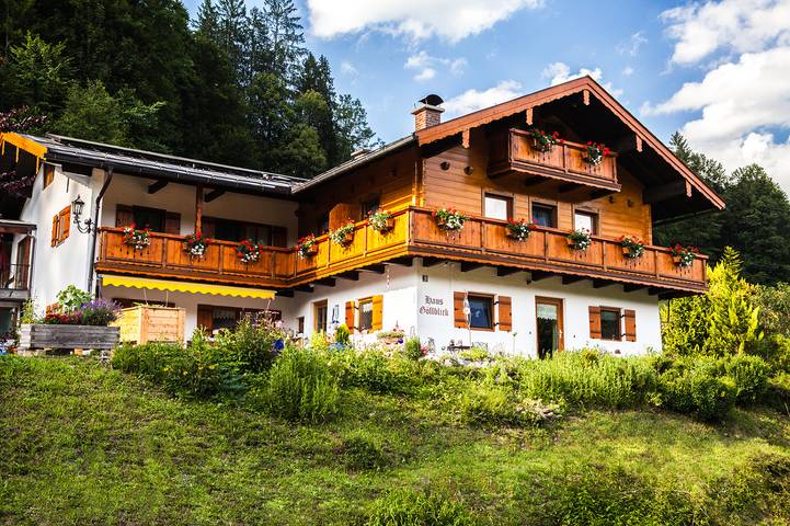 Pension für 2 Personen, mit Balkon und Terrasse sowie Garten