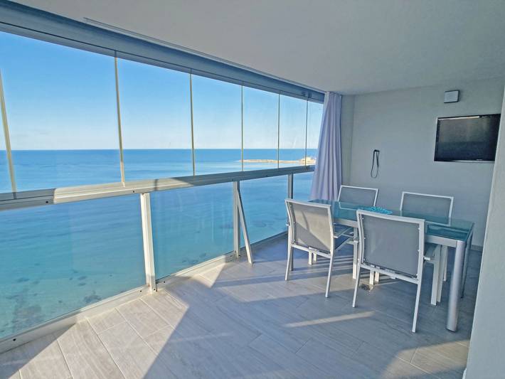 Casa de férias para 4 pessoas, com piscina infantil e varanda em La Manga