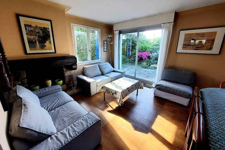 Location de vacances pour 8 personnes, avec jardin dans Plage Kermor