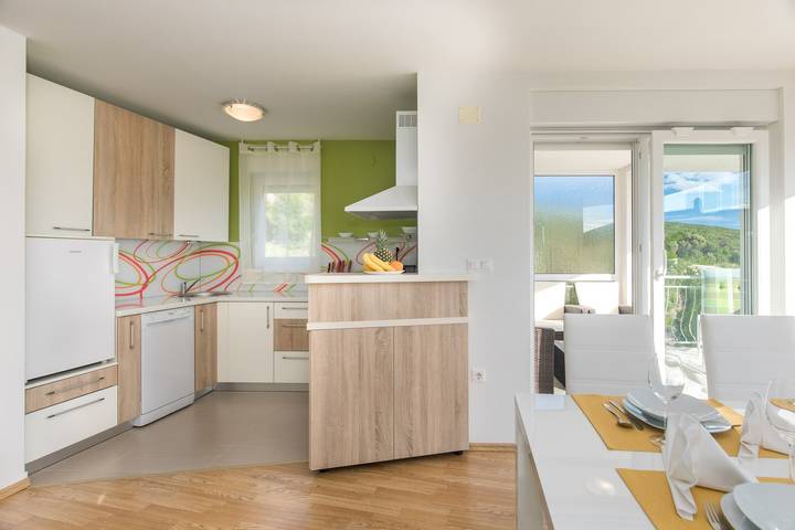 Gîte pour 4 personnes, avec vue sur l’océan et balcon à Punat - 3