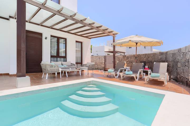 Chalet para 6 personas, con balcón y jardín en Lanzarote - 3