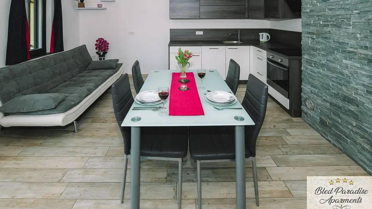 Ganze Ferienwohnung, Ferienwohnung für 6 Personen (50 m²) in Veldes in Bled, Triglav Nationalpark