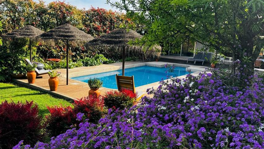 Casa de férias para 10 pessoas, com jardim e piscina e ainda vista em Paredes