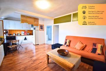 Gîte pour 5 personnes, avec vue et jardin à Beaumont-sur-Oise