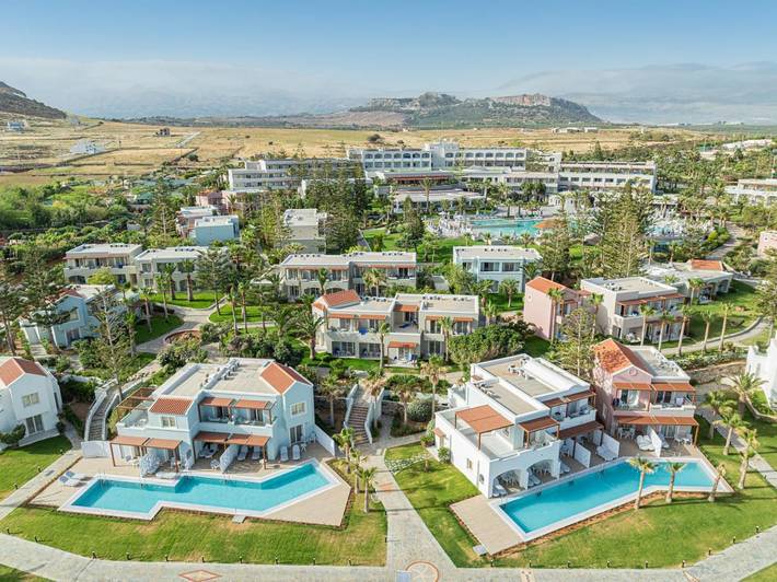 Bungalow für 3 Personen, mit Sauna und Whirlpool sowie Garten und Pool auf Kreta
