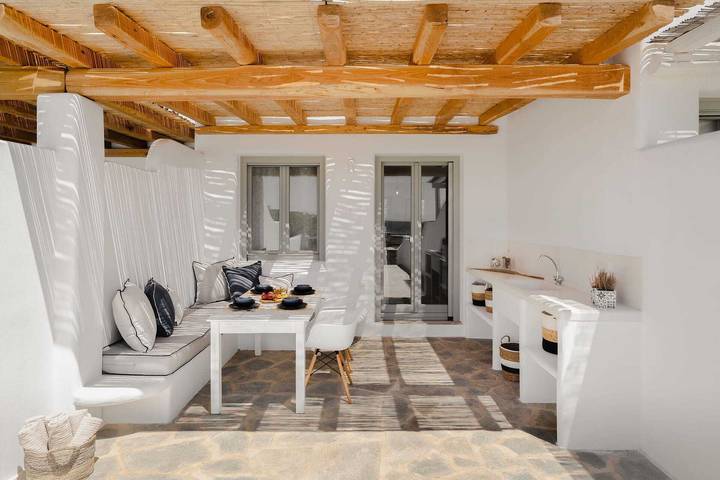 Maison d’hôte pour 4 personnes, avec balcon/terrasse dans Naxos