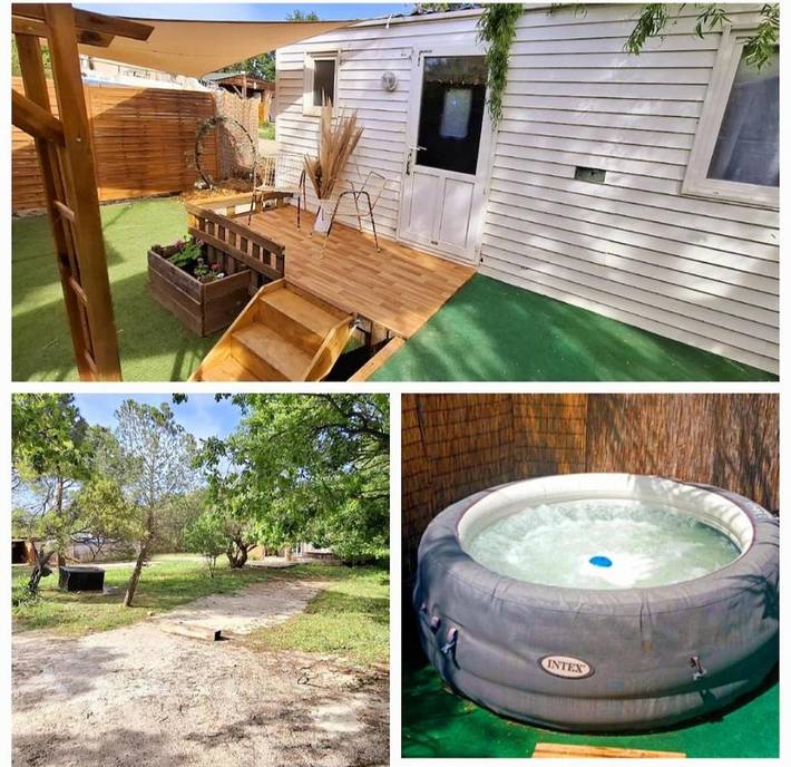Camping pour 2 personnes, avec jardin ainsi que terrasse et jacuzzi à Perpignan - 3