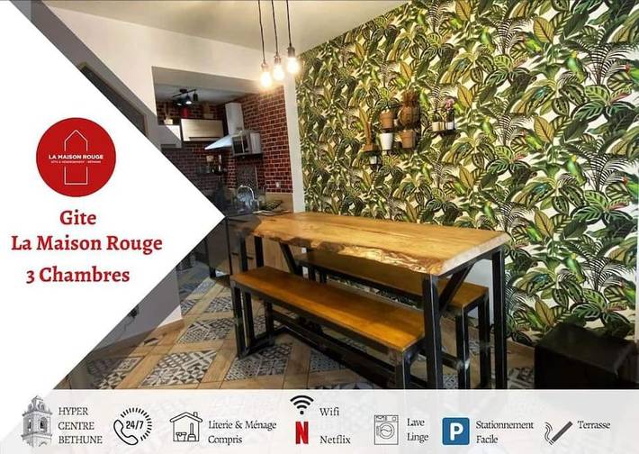 Maison de vacances pour 8 personnes à Béthune