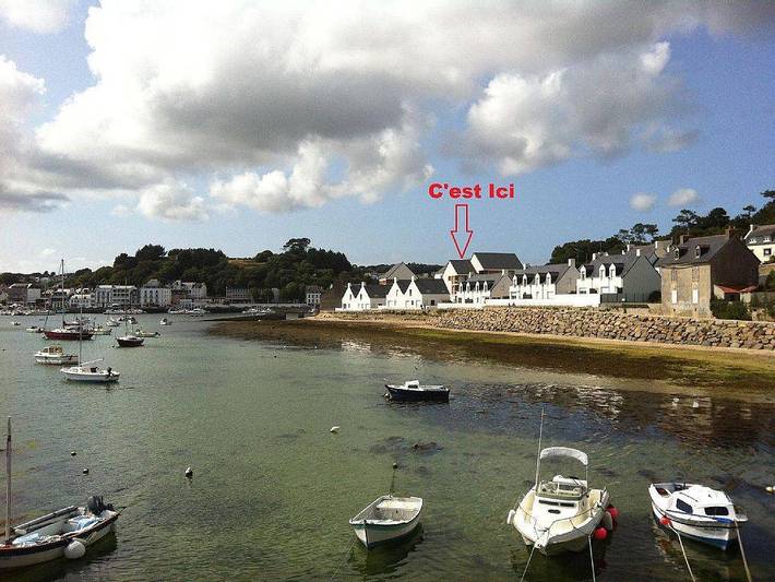 Gîte pour 2 personnes, avec balcon dans Port de Poulgoazec