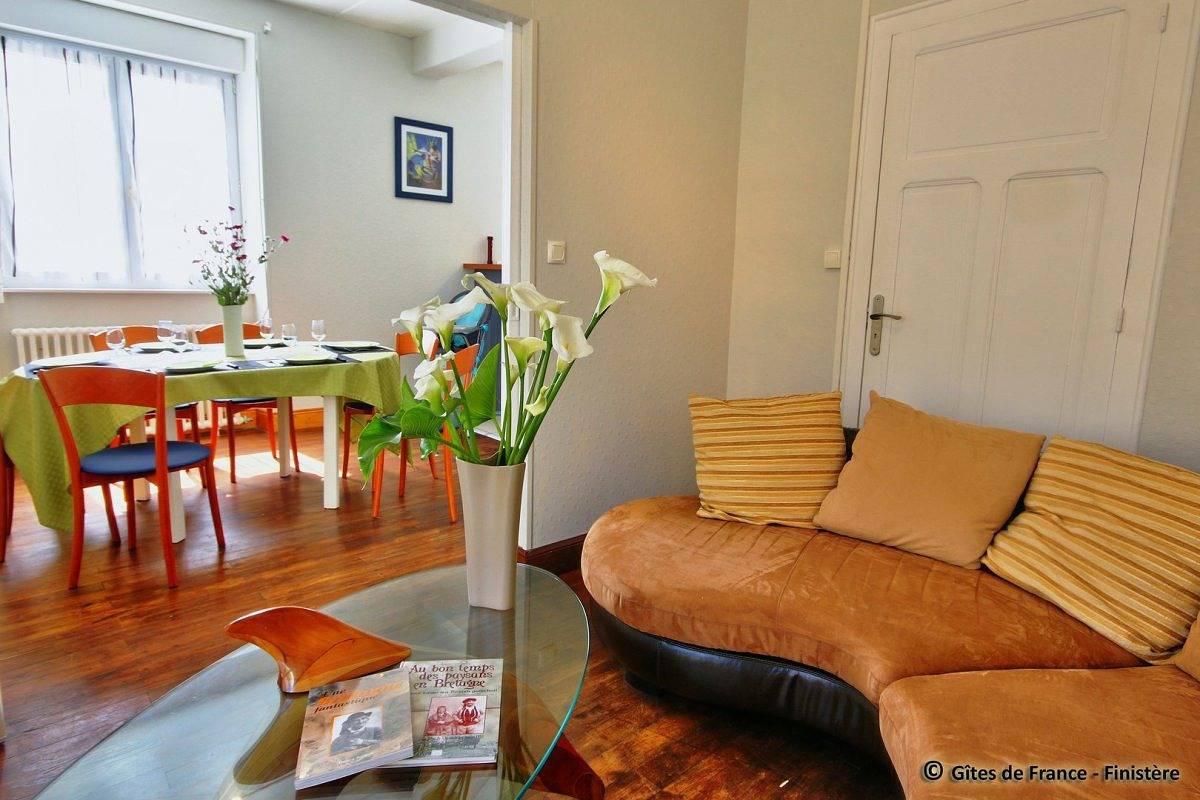 Gîte für 6 Personen mit Garten in Treffiagat, Côte de Cornouaille