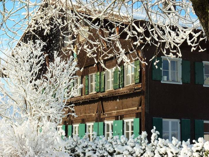 Ferienhaus für 7 Personen, mit Terrasse und Garten sowie Sauna in Görisried