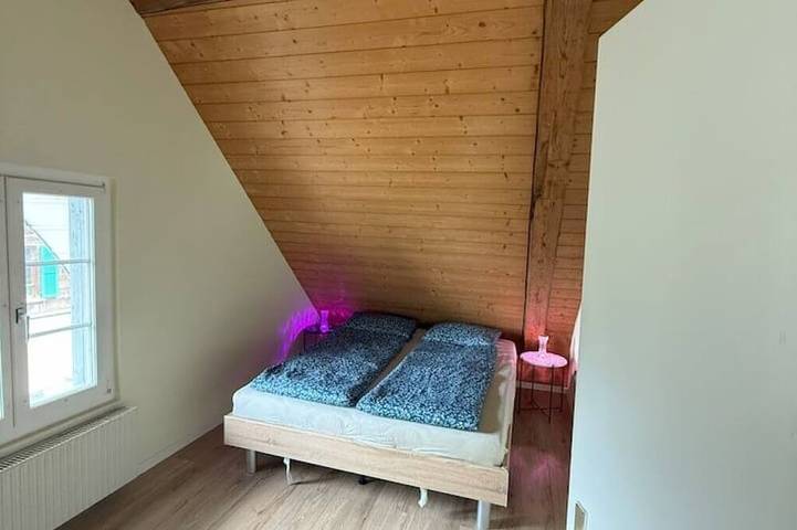 Ganze Wohnung, Loft Winterzeit – Stilvoll entspannen nahe Interlaken & Skigebieten in Spiez, Thunersee