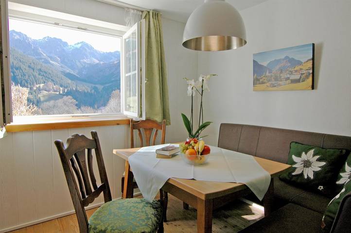 Geheel vakantieappartement, Familiekamer, bad, Wc in Mittelberg, Kleinwalsertal