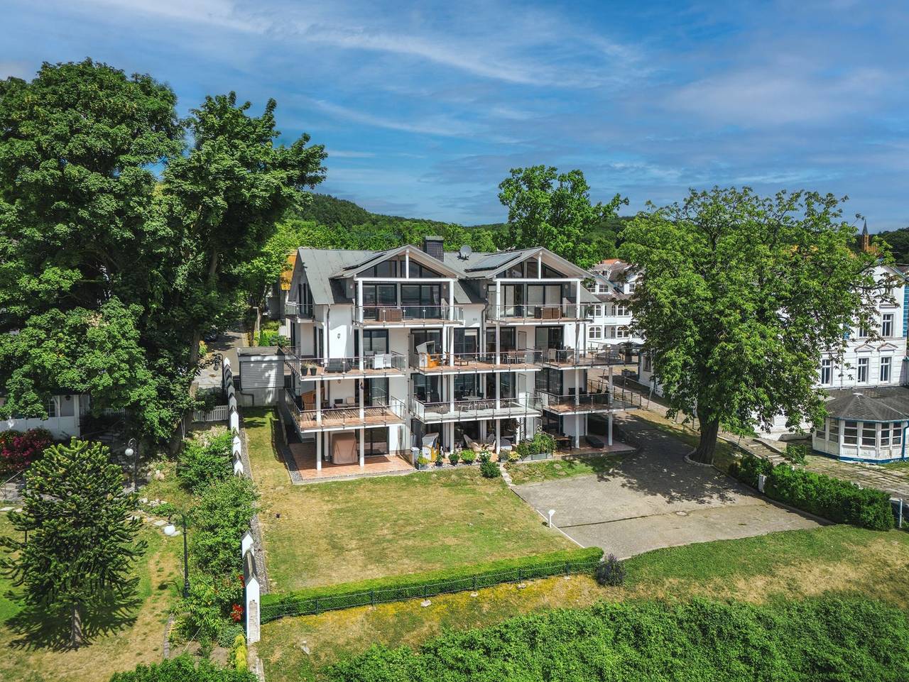 Ganze Ferienwohnung, Villa Friede-Marie, Ostseeweitblick - Ostseeweitblick in Sassnitz, Nationalpark Jasmund