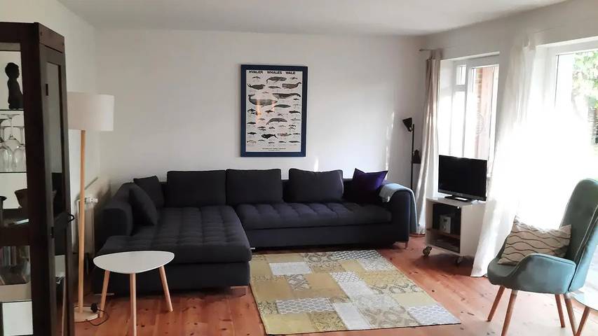 Ferienwohnung für 3 Personen, mit Garten