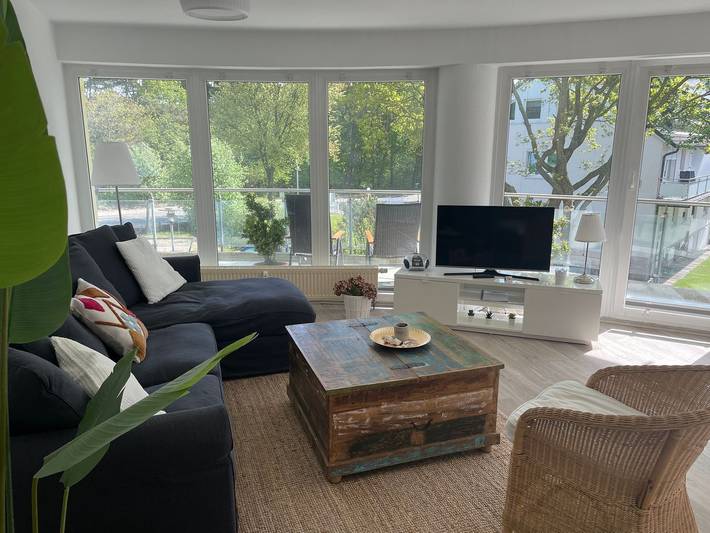 Ferienwohnung für 4 Personen, mit Balkon und Ausblick in Cuxhaven